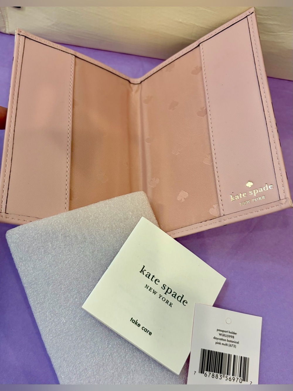 NWT KATE SPADE BUNDLE
Wallet/Passport Holder/Tote - Black, Pink, White - Picture 7 of 16